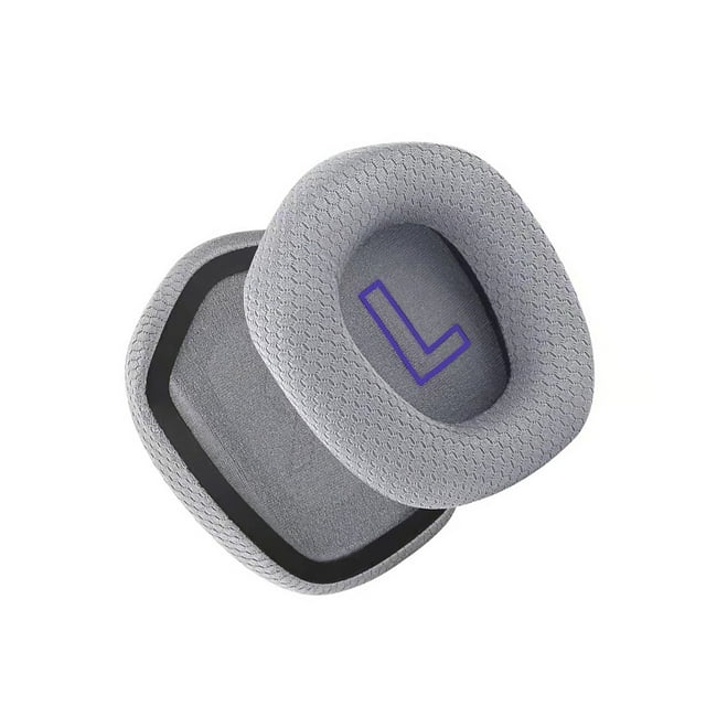 fastboy Coussinets d'Oreille Protection Auditive Cuir de Jeu Accessoires de Remplacement pour Bandeau G733 Coussinets d'Oreille Gris