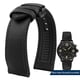 thumbnail image 3 of Correa de reloj de lona impermeable de caucho y silicona para deportes al aire libre de 19, 20, 21 y 22 mm de la serie Citizen Helmsman/Commander, 3 of 5