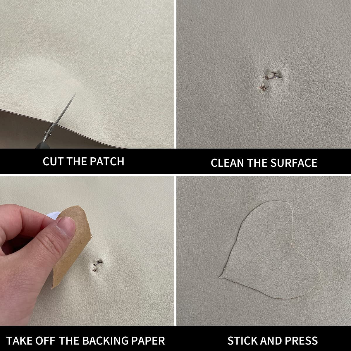 Leather Repair Patch, 16X119 inch Self Adhesive Leather Repair Waterproof,DIY Large Leather Repair Tape for Couches, Furniture, Car Seats, Cabinets, Wall, Handbags (16X98 inch, Dark Brown)