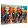 thumbnail image 1 of Cuadro Decorativo Canvas Revolution Elefantes Corriendo 90x60, 1 of 4
