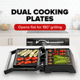 thumbnail image 6 of OVENTE Electric Panini Press Sandwich Maker with Non-Stick Plates, 1000W Indoor Grill, Red GP0620R, 6 of 7