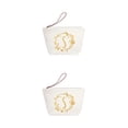 thumbnail image 1 of ZLight Exquisite Craft Letter Bag - Wide Application For Women For Mother Women Cosmetic Toiletry Bags S 2Set, 1 of 6