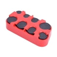 thumbnail image 4 of Caja de almacenamiento compacta rectangular con múltiples compartimentos para regalos. Rojo, 4 of 9