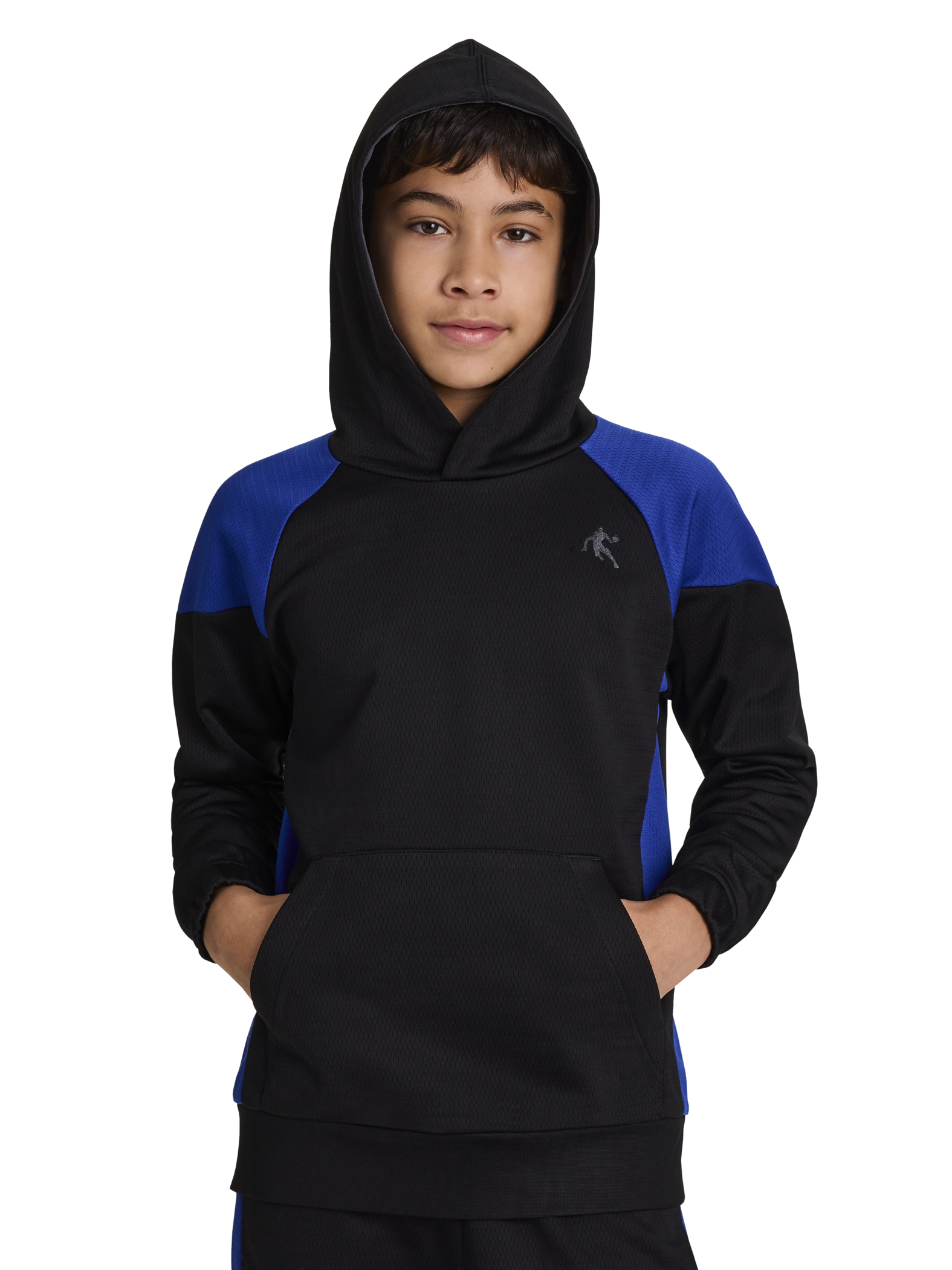 AND1 Boy's Athletic Back Court Pullover Fleece Hoodie, Sizes 4-18