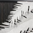 thumbnail image 3 of Feuilles de Palmier Blanc Décor Mural, 3 of 3