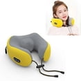 thumbnail image 1 of (Yellow-Rechargeable)U-shaped Electric Massage Pillow Kneading Shoulder and Neck Massager, 1 of 5