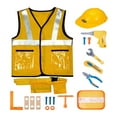 thumbnail image 1 of Chaleco de ingeniero de 20 piezas para niños, disfraz de trabajador para niños, disfraz de trabajador de Navidad, ropa de vestir de Halloween, juguete, 1 of 8