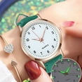 thumbnail image 2 of Leather Quartz Band Women's Watch Watch Wrist Casual Analog Women's Watch Watches for Nurses No Battery Watches Women Extra Large Face Watches for Men Womens Analog Watch Senior Watch Watches Bulk, 2 of 4