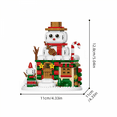 thumbnail image 6 of Christmas Winter Village Building Blocks Set for Adults, 811Pieces Sleigh House Mini Building Blocks for Kids Christmas Stocking Stuffers Gifts, 6 of 6