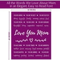 thumbnail image 2 of Blanket for Mom from Daughter or Son, Unique Birthday, Valentines Presents for Mom to Say Love You Mom, Mom Gift Ideas, Meaningful Throw Blanket, Mother in Law Gifts (Ruby Pink, Fleece), 2 of 6