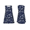 thumbnail image 7 of Sikiie Hawaiian Style Print Women's Sleeveless Dress with Pockets Round Neck Sundress, Suitable for Daily, Office, Vacation Summer Wear, 7 of 7
