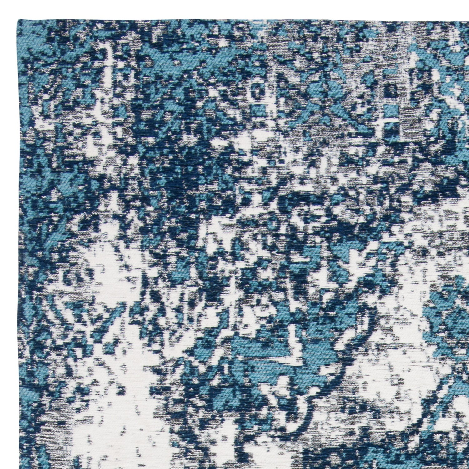 SAFAVIEH Classic Vintage Giuseppe Overdyed Area Rug, Blue/Ivory, 5' x 8'