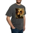 thumbnail image 4 of CafePress - Sunflower T Shirt - Mens Comfort Colors Shirt, 4 of 5
