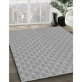 thumbnail image 3 of Ahgly Company Machine Washable Indoor Square Transitional Gray Area Rugs, 5' Square, 3 of 7