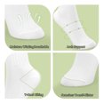 thumbnail image 5 of Women's Socks Ankle 12-Pairs Soft Moisture-Wicking Sock, Value Womens Size 6-10 Cotton White, 5 of 9