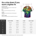 thumbnail image 5 of Balery Pride Rainbow Camisa Casual de Manga Corta con Botones para Hombre, Texturizada, Estilo Cubano, para Playa, Verano-X-Large, 5 of 5