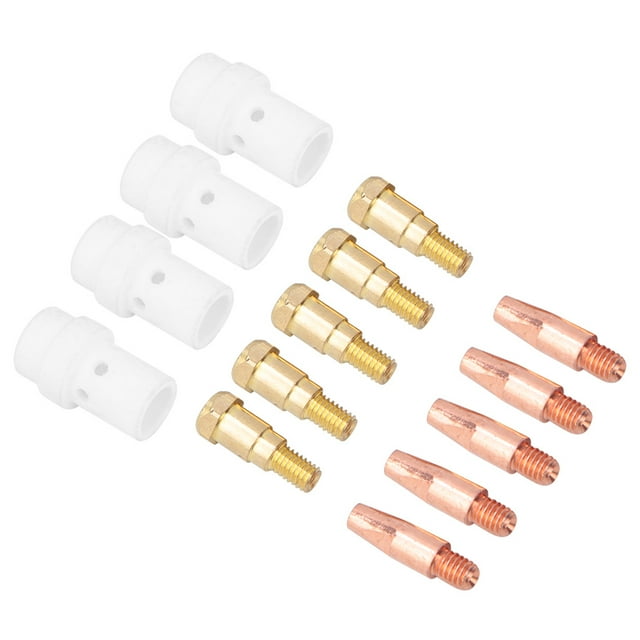 36KD Support de Pointe, Usinage CNC 14pcs 36KD Pointe de Contact pour MIG Torche de Soudage 0.8mm