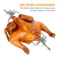 thumbnail image 3 of KONTONTY 2 Set Silver Rotating Chicken Fork for Grilling and Oven Roast in Modern Kitchen Design, 3 of 8