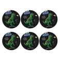 thumbnail image 2 of Bingfone Vintage Space Dino Cartoon Black Leather Drinks Coasters With Set Of 6,Suitable For Home Kitchen,Coffee Cup Coasters Home Gift, 2 of 9