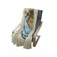 thumbnail image 4 of Retro Soft Flannel Fleece Throw Blanket, Pop Art Comic Illustration of Beauty Sleeping Woman Bedtime Zzz with Comfy Pillow, Cozy Plush for Indoor and Outdoor Use, 60" x 80", Multicolor, by Ambesonne, 4 of 6