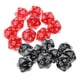 thumbnail image 1 of 20 Piezas Dados Juegos D20 Diez Acrílicos Digitales Poliédricos 25 Mm Rojo y negro Hugo Dados de veinte caras, 1 of 7
