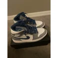 thumbnail image 5 of Size 9 - A i r-Jor-dan 1 Mid Cement True Blue, 5 of 5