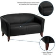 thumbnail image 5 of Flash Furniture HERCULES Imperial Series Black LeatherSoft Loveseat, 5 of 10