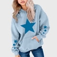 thumbnail image 2 of Gibobby Girls Oversized Hoodies Fleece Pullover Sweatshirts Kids Fashion Casual Outfits Fall Winter Clothes(Light Blue,10-11 Years), 2 of 4