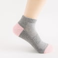 thumbnail image 2 of Daznico Women Mesh Breathable Ankle Athletic Socks Ribbed Knit Moisture Wicking Stretch Comfort for Running Walking Sports Daily Casual Outdoor Wear, 2 of 4