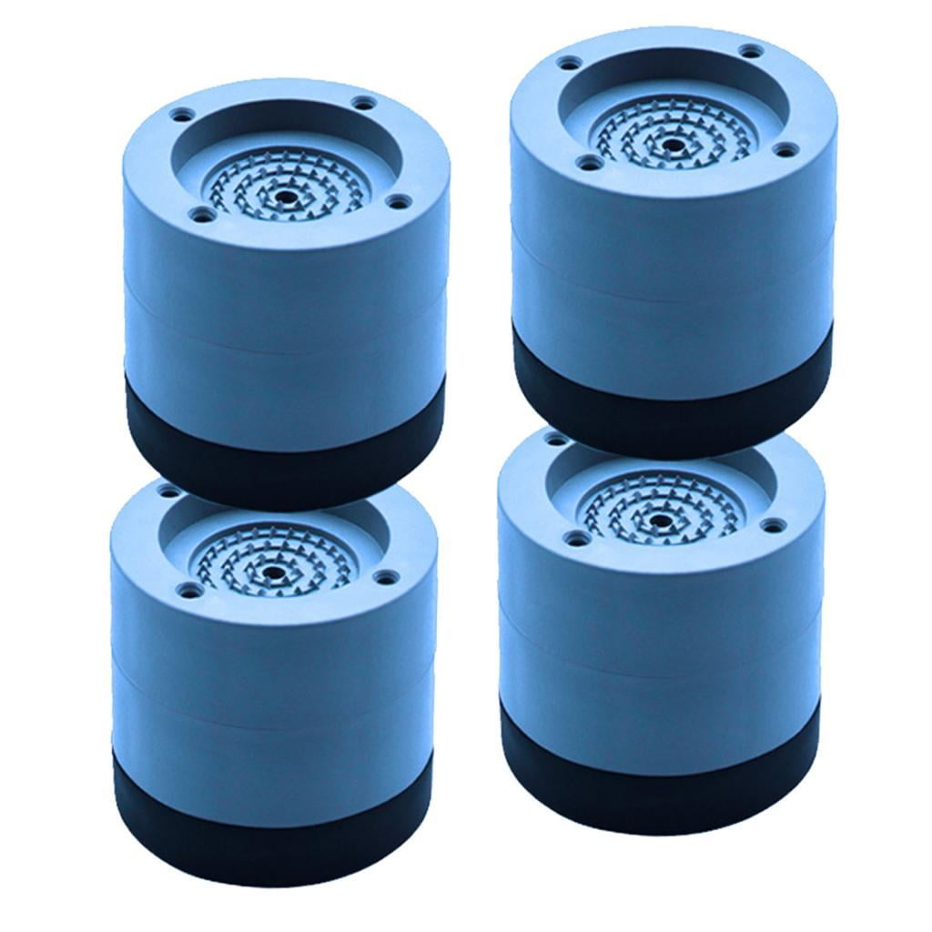 WLPZXP 4Pc Anti Vibration Pads Washer & Dryer Pedestals Fit All Machines Protects Floor Blue 6cm