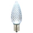 thumbnail image 1 of Vickerman XLEDC95T-25 C9 Faceted LED Cool White Twinkle Replacement Bulb - 25 per Bag, 1 of 1