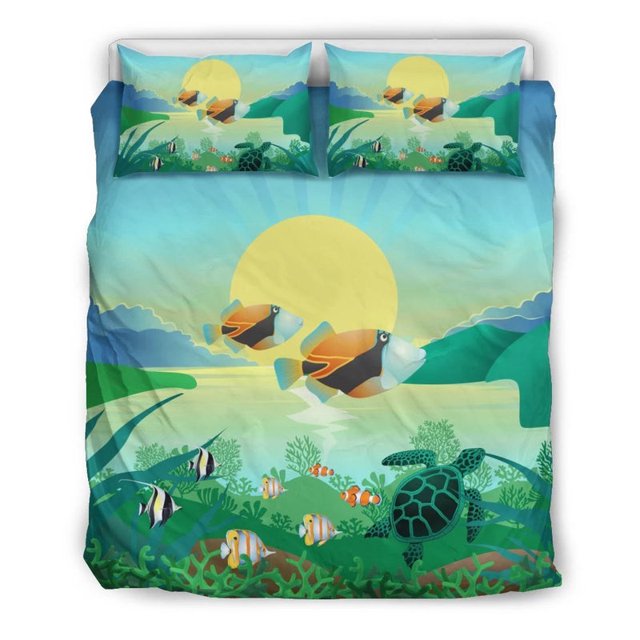 Juego de cama Hawaiian Animal Sea Living Polynesian