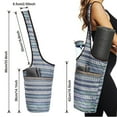 thumbnail image 5 of Doyogi Yoga Mat Bag with Large Size Open Pocket and Zipper Pocket Yoga Mat Strap Bag Carrier Bag Fit Most Size for Ladies, 5 of 6