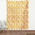 thumbnail image 3 of Ambesonne Garden Fabric by the Yard Upholstery, Hibiscus Flourish, 10 Yards, Orange White, 3 of 4