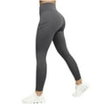 thumbnail image 2 of Pincandy Women's High Waist Yoga Pants - Long Length, Tummy Control, High Stretch with Pockets for Workout & Yoga, 2 of 7