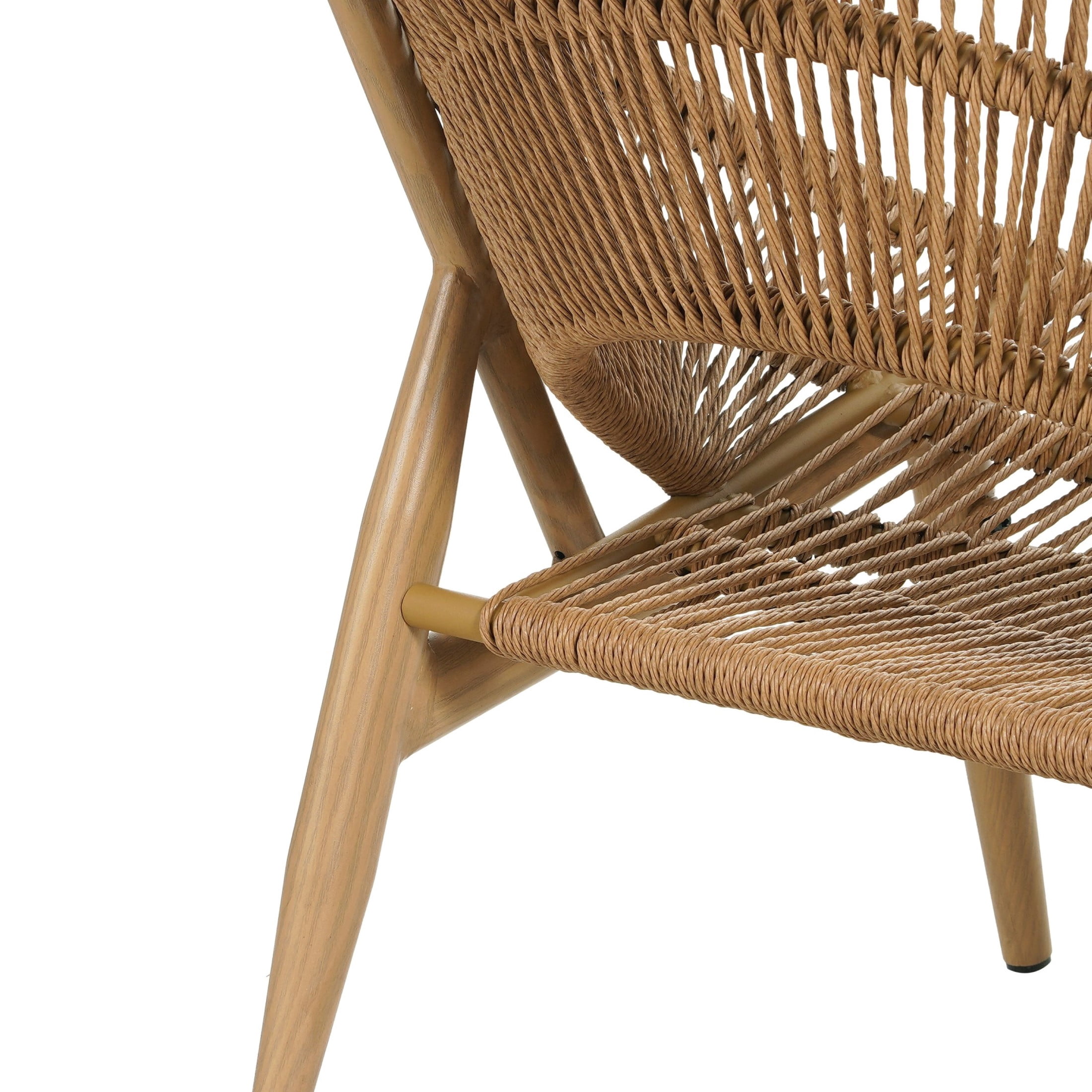 Christopher Knight Home Outdoor Rattan Lounge Chair with Removable Beige Cushions, Light Brwon
