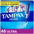 thumbnail image 2 of Tampax Pearl Tampons, with LeakGuard Braid, Ultra Absorbency, Unscented45 count, 2 of 23