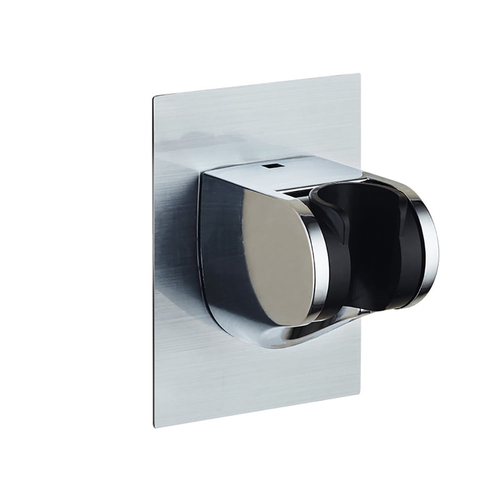 Adjustable Bathroom Nontrace Shower Head Mount Base Bracket Showerhead