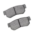 thumbnail image 2 of CarLights360 For Kia Sportage 2005 06 07 08 09 2010 Disc Brake Pads Rear | Ceramic Friction | 98.8 Millimeters / 3.89 Inches Pad Length | Without Shims Option | Without Wear Sensor Option, 2 of 4
