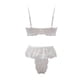 thumbnail image 3 of Gibobby Lencería mujer erótica Conjunto de Ropa Interior Sexy para Mujer Lenceria Erotica De Encaje con Cuello Sensual Lenceria Sexy para Mujer(Blanco, G), 3 of 5