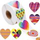 thumbnail image 1 of 500 Uds pegatinas de corazón, pegatinas de San Valentín autoadhesivas pegatinas de amor sobre Scrapbooking decoración DIY Adepaton BST3014093-1, 1 of 6