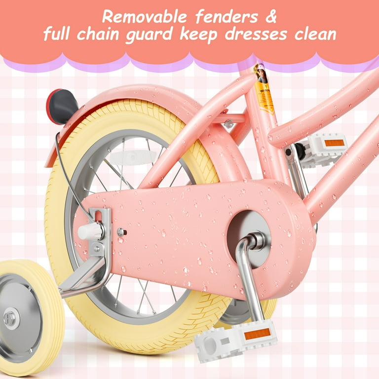 GLAF 12 14 16 20 Inch Kids Retro Cruiser Bike for 3-13 Year Old