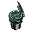 thumbnail image 4 of 12-24V QC 3.0 Fast Dual USB Charger Touch Switch Waterproof Accessory compatible Motorcycle Car Truck Boat, 4 of 5