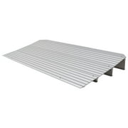 Silver Spring 3-1/4in High Aluminum Mobility Threshold Ramp for Wheelchairs, Scooters, and Power Chairs