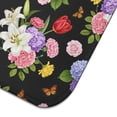 thumbnail image 5 of Pioneer Flower Floral Print Pattern Kitchen Dish Drying Mat 1 Pack, Ultra Absorbent Microfiber Drainer Mat, 16"x18", 5 of 6