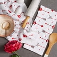 thumbnail image 4 of qefuia Valentine''s Day Collection Kitchen, Dishtowel Set, 18X26, Arrow Collage, 2 Piece, 4 of 6