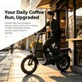 thumbnail image 4 of 14IN Clearance Sale Portable Folding Ebike, 500W Peak Motor up to 20mph, 30Mile Removable Battery, UL 2849, 4 of 7