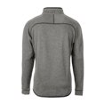 thumbnail image 3 of Men's Cutter & Buck  Heather Gray Florida Gators Swinging Gator Big & Tall Mainsail Sweater-Knit Half-Zip Pullover, 3 of 3