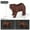 H, variant on Meitianfacai Simulation Plastic Wild Animals Model, Mini Animals Statue Ornaments, Realistic Wild Zoo Animals Figurines, Wild Animals Toys Birthday Christmas Gifts for Kids Toddler