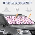 thumbnail image 4 of Windshield Sun Shade, Orchids Flowers Purple Foldable Car Sun Shade Windshield For Front, 2 Pieces, 4 of 4